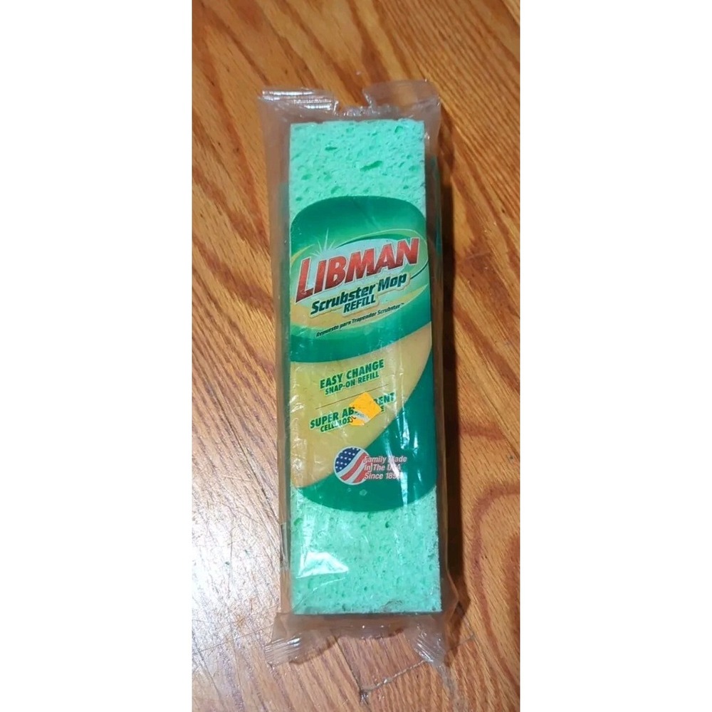 Libman 03105 Scrubster Mop Refill, 9"‎